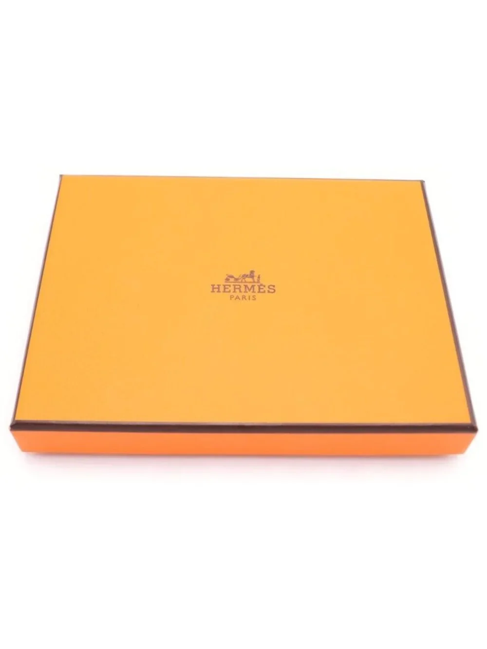 Hermes Dogon Compact Taurillon Silver Bifold Wallet Card Case Beton White